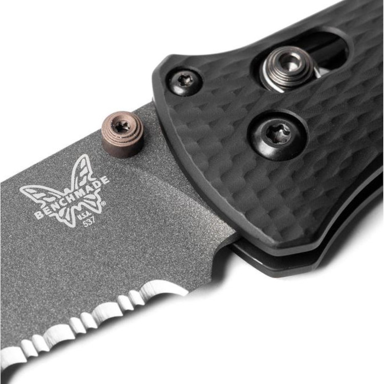 Benchmade Bailout Serrated Black Aluminum Handle Glass Breaker - Image 4